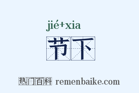 节下是什么意思的图片